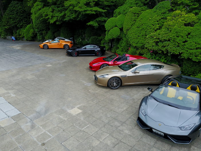 Supercars in Tokyo